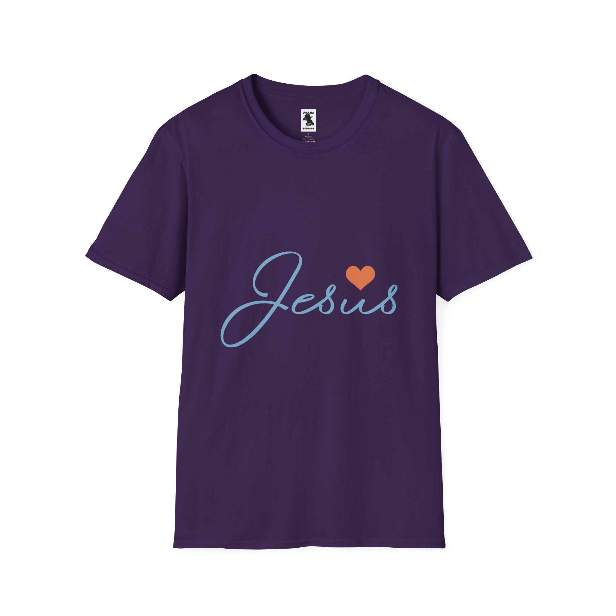 Jesus Love Unisex Softstyle T-Shirt - Faith-Inspired Casual Wear - Image 33