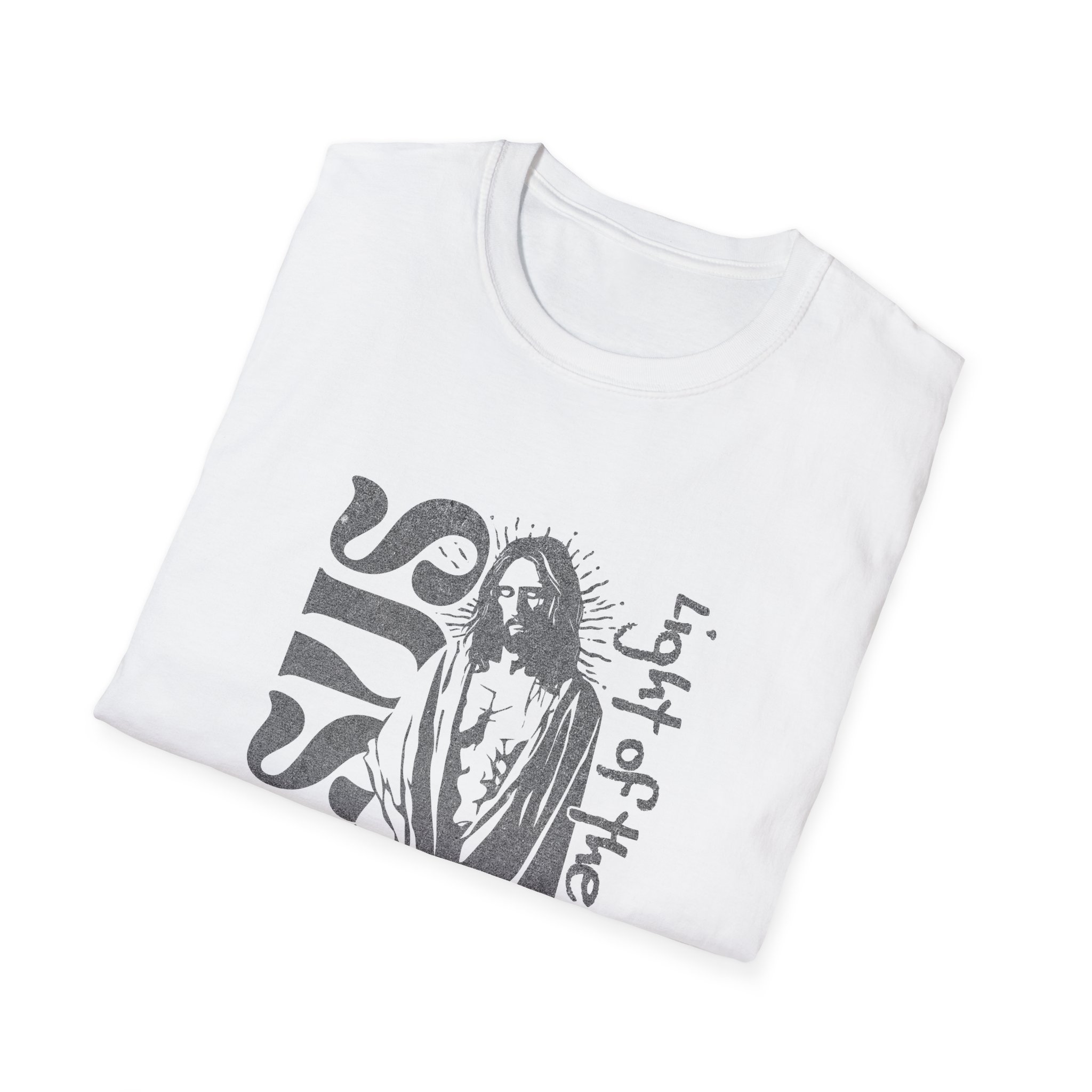 Jesus "Light of the World" Graphic T-Shirt - Image 4