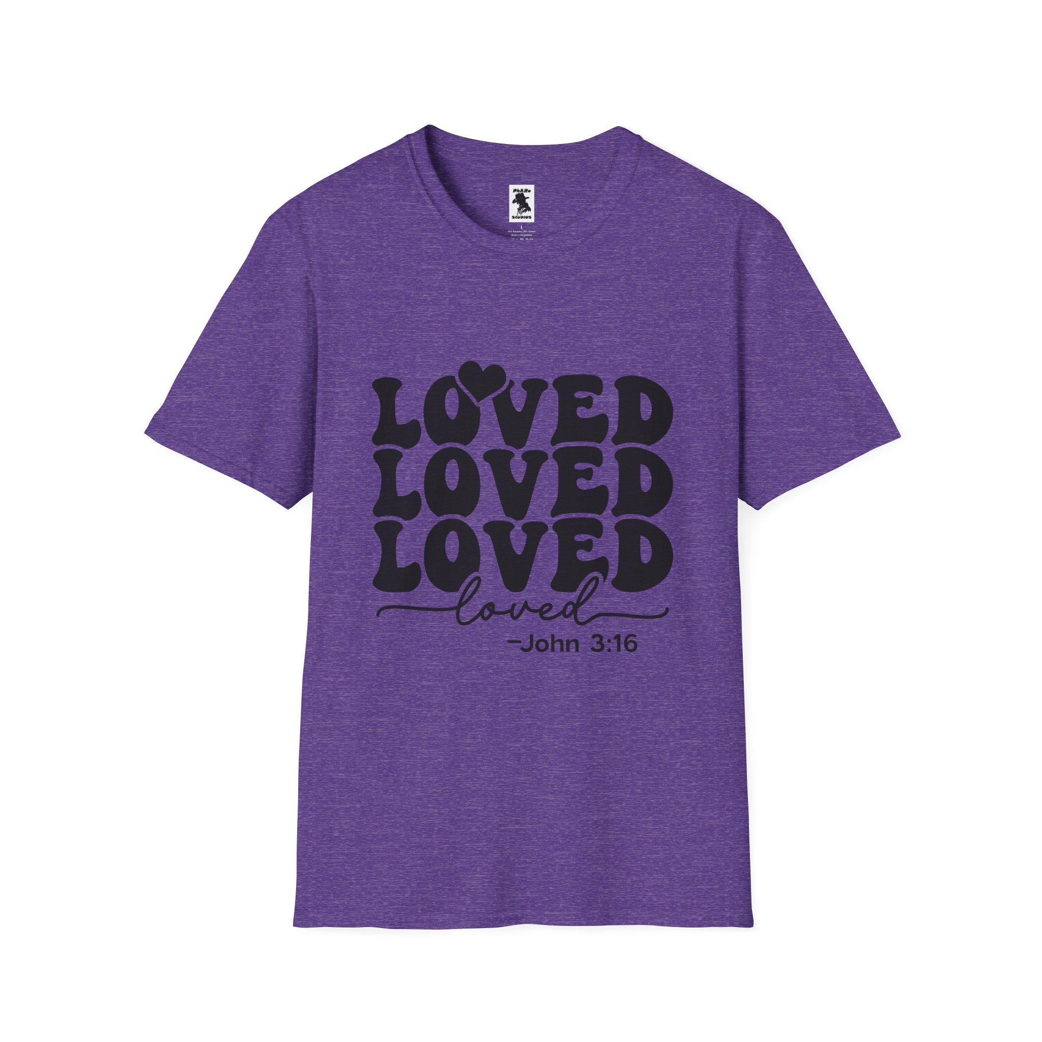Loved Unisex Softstyle T-Shirt - Inspirational Faith Apparel - Perfect for Gifts and Celebrations - Image 33