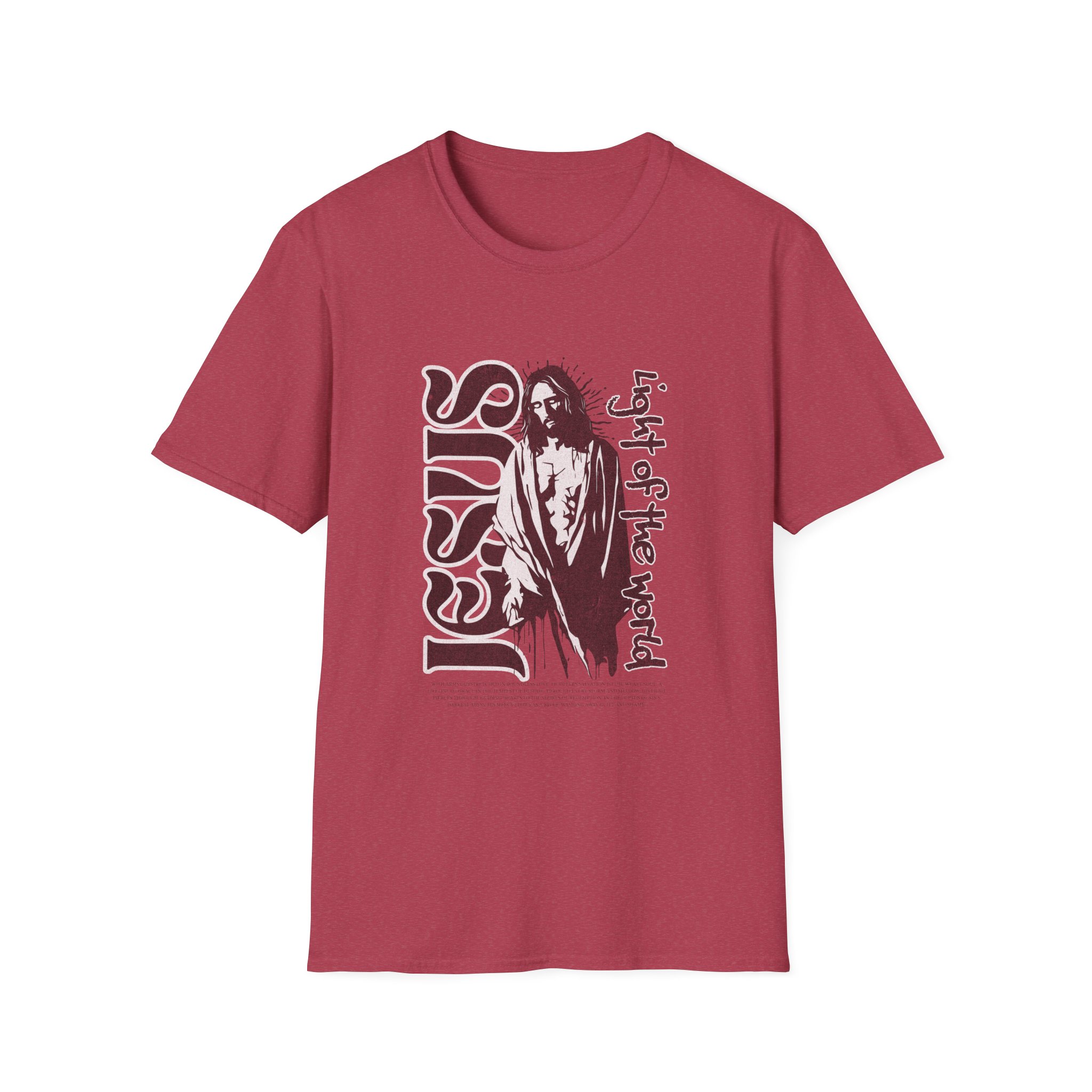 Jesus "Light of the World" Graphic T-Shirt - Image 29