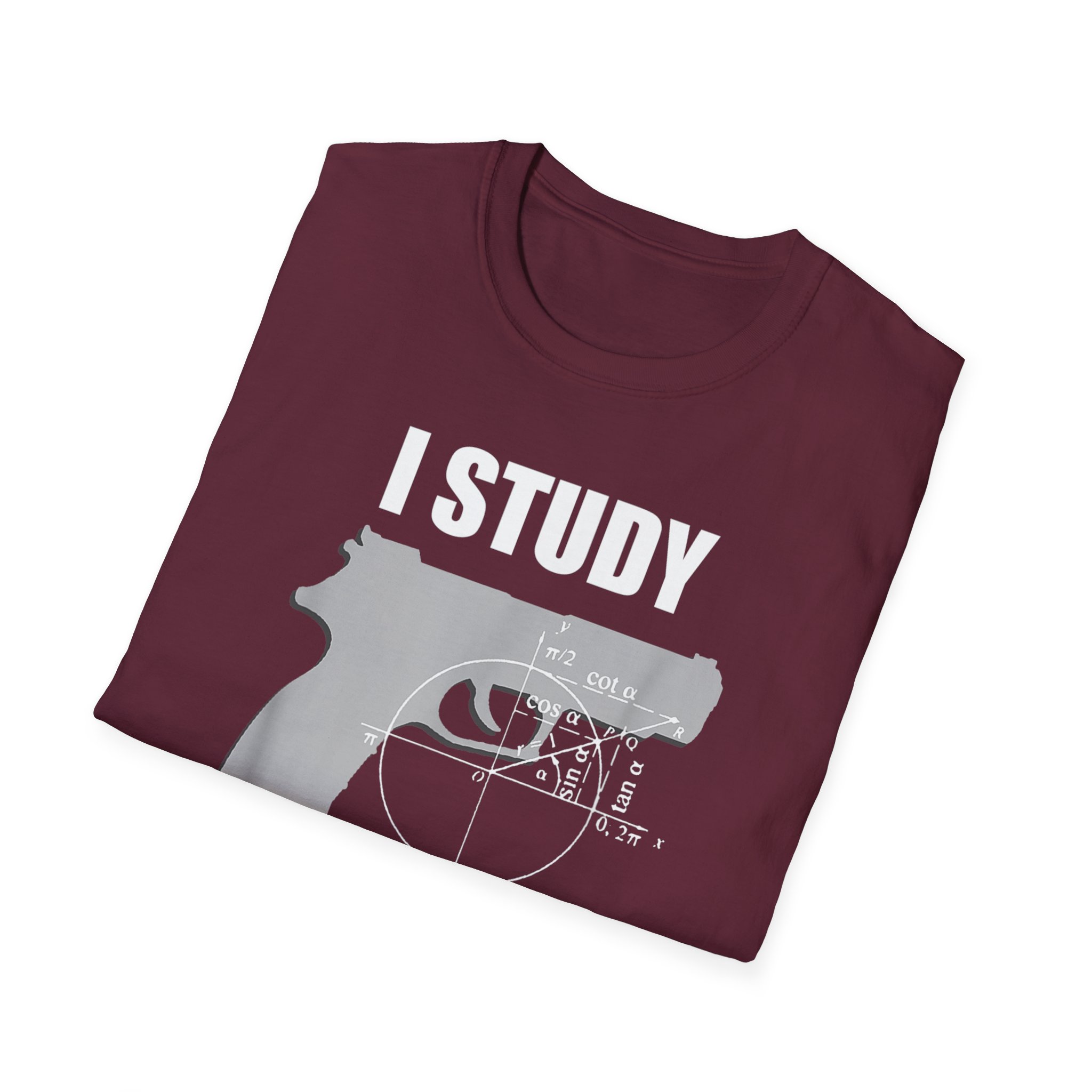 Triggernometry T-Shirt — “I Study Triggernometry” Gun Humor Tee - Image 6