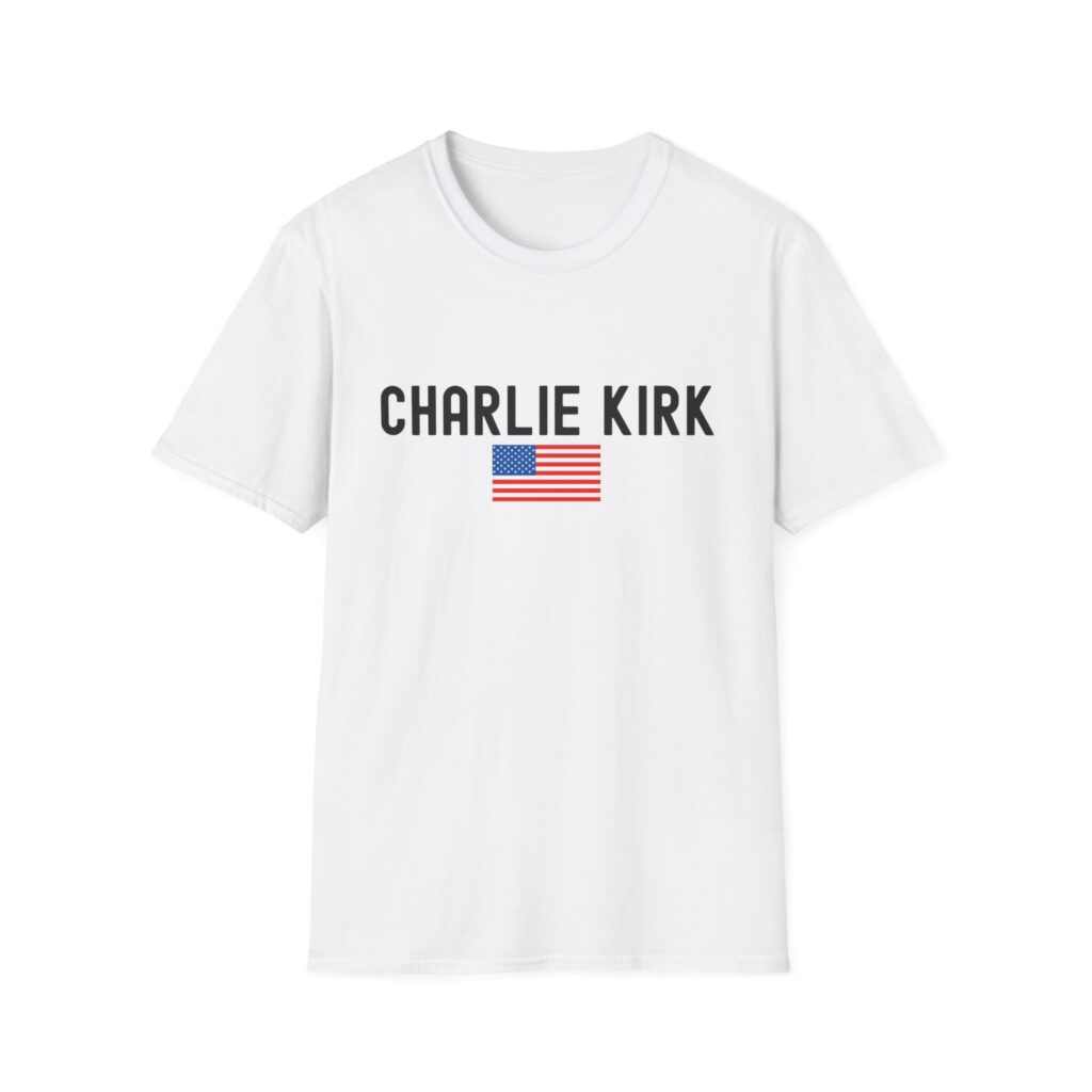 Charlie Kirk American Flag T-Shirt