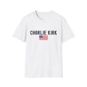 Charlie Kirk American Flag T-Shirt