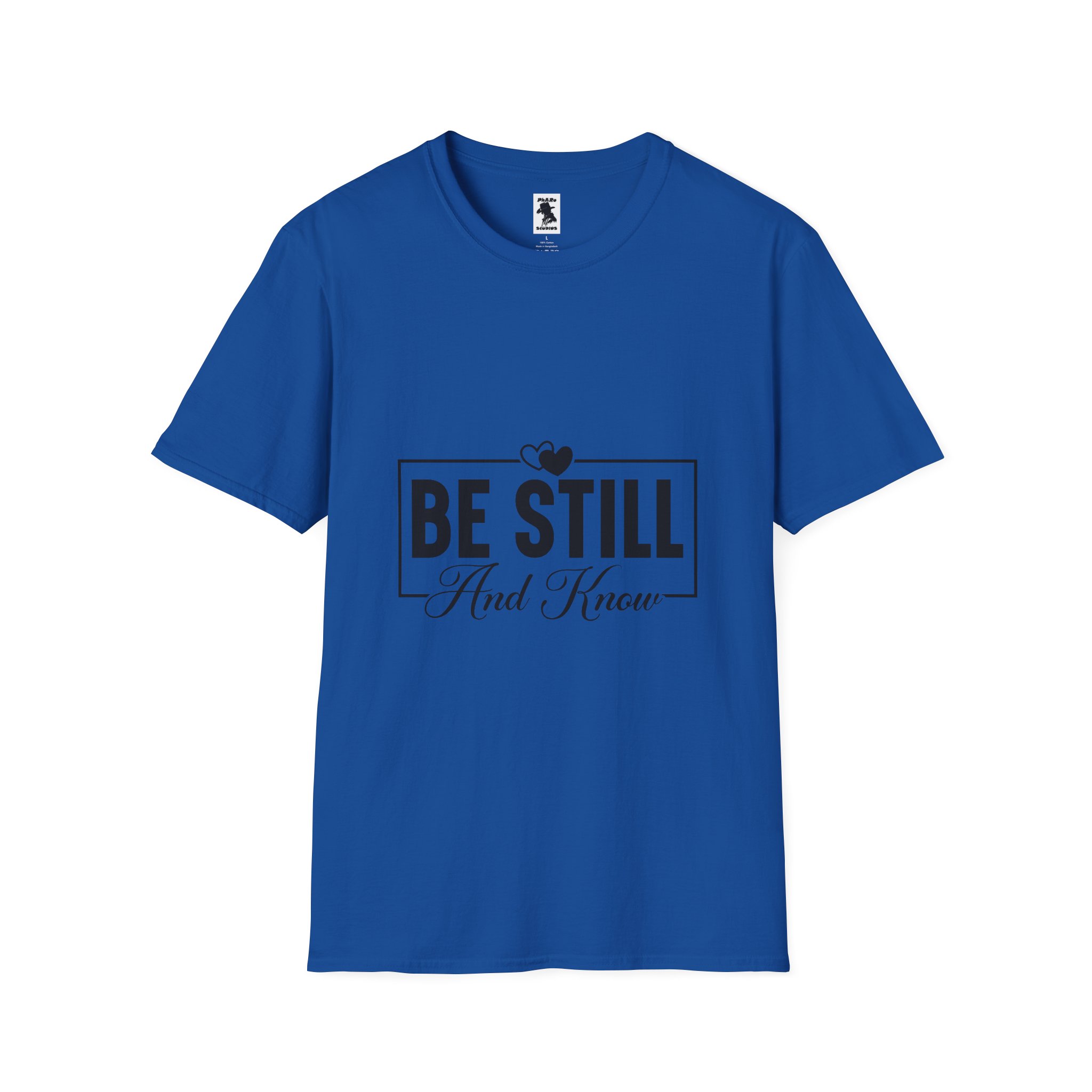 Be Still And Know Unisex Softstyle T-Shirt – Inspirational Everyday Wear - Image 25