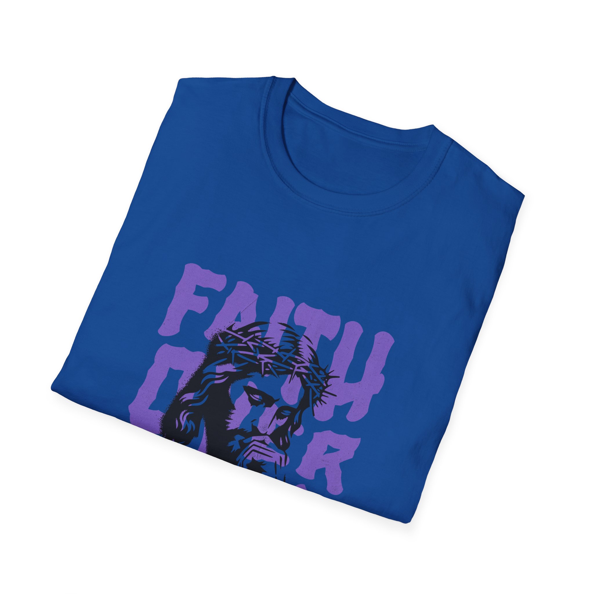 Faith Over Fear T-Shirt — Christian Jesus Graphic Tee (Faith Over Fear) - Image 14