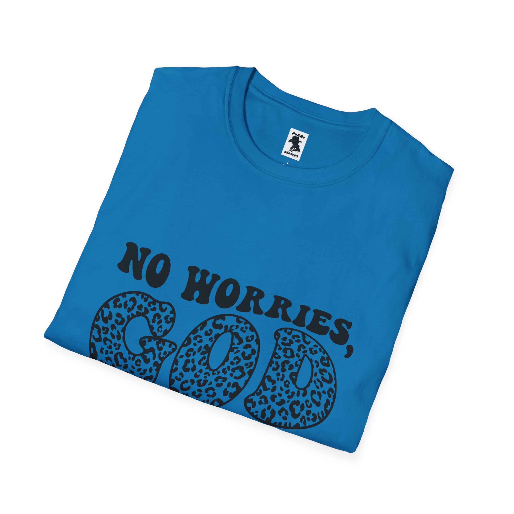 Inspirational Unisex Softstyle T-Shirt | "No Worries, God Got Me" - Image 28