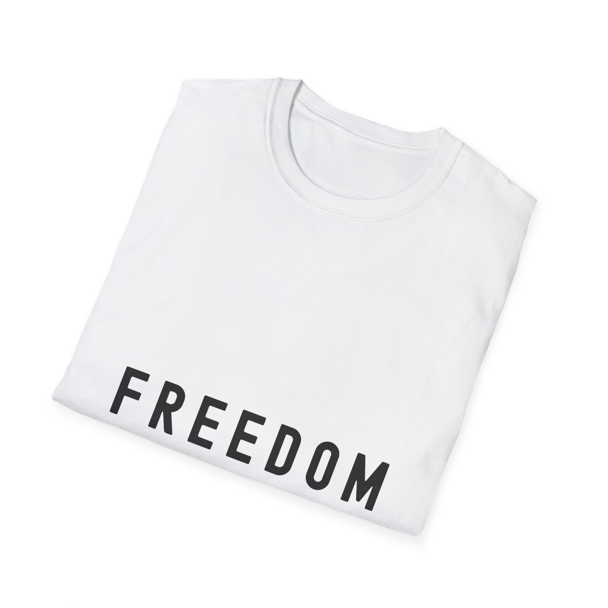 Freedom Graphic T‑Shirt — Minimalist Text Tee - Image 4