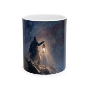 Truth Defenders Ceramic Mug with Wandering Traveler Design, Adventure Mug, Nature Lover's Gift, Cozy Drinkware, Inspirational Cup, Perfect for Camping [...]