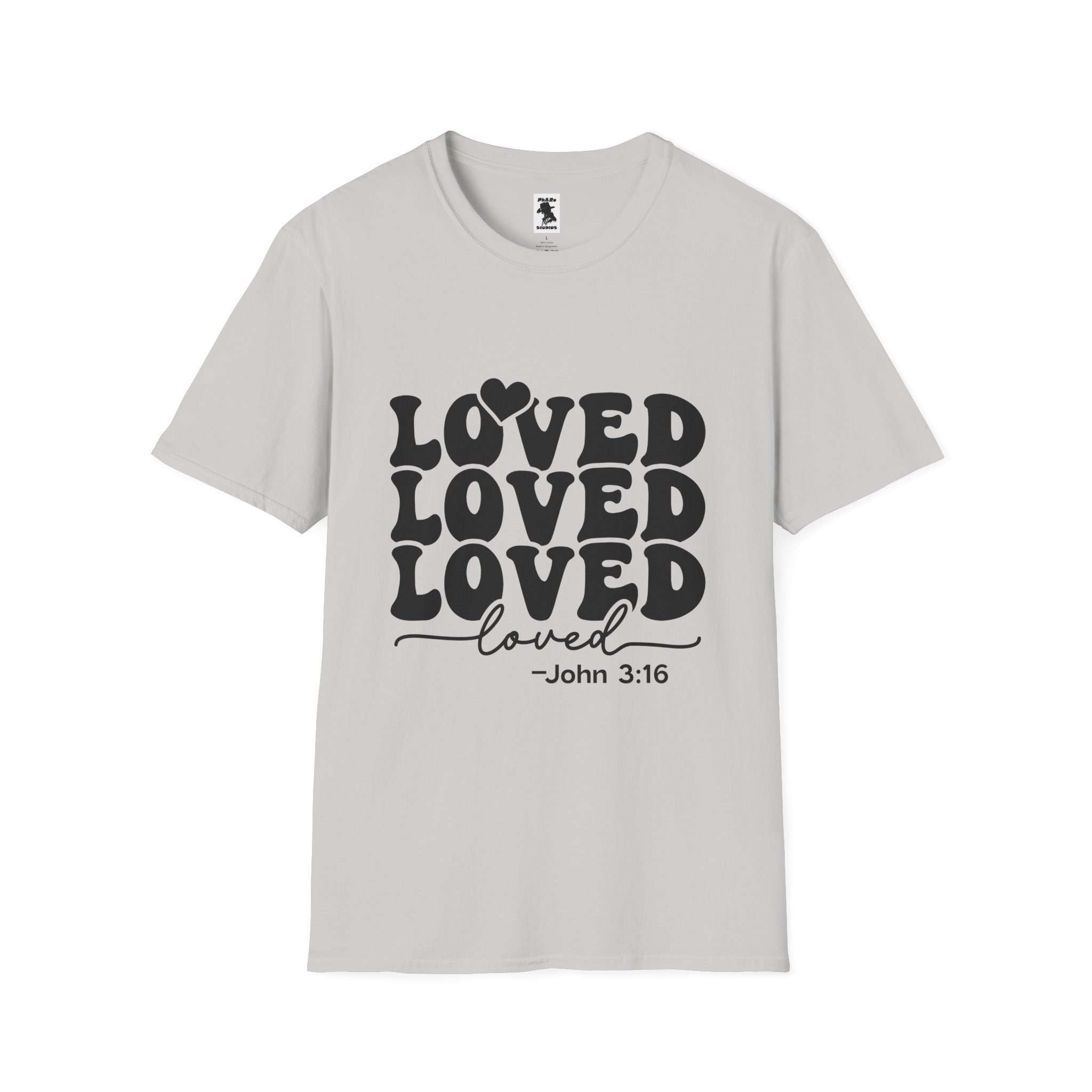 Loved Unisex Softstyle T-Shirt - Inspirational Faith Apparel - Perfect for Gifts and Celebrations - Image 17