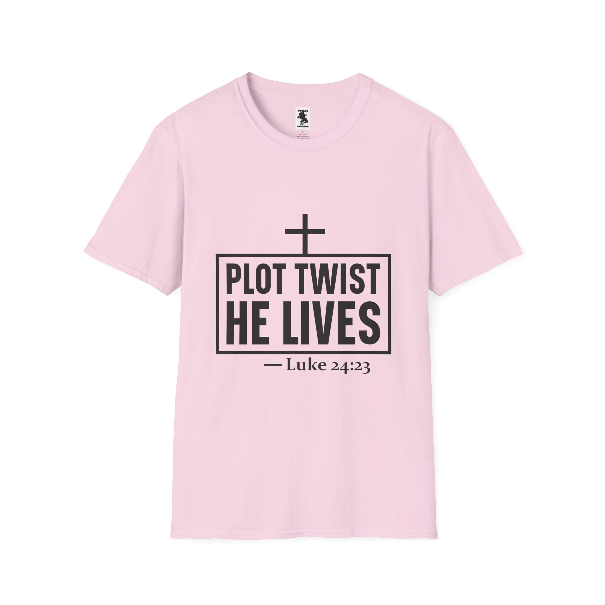 Unisex Softstyle T-Shirt - 'Plot Twist He Lives' Inspirational Faith Shirt - Image 45