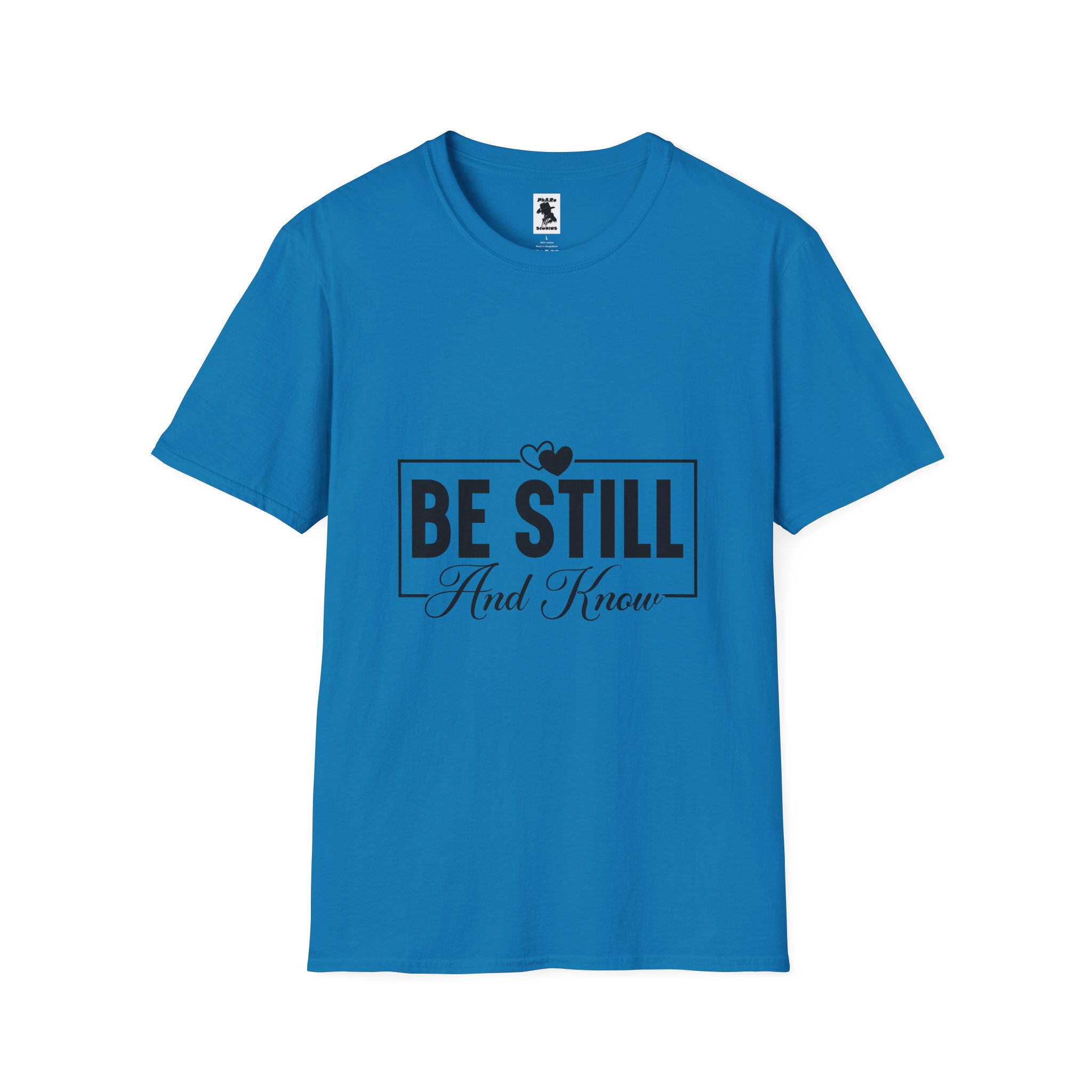 Be Still And Know Unisex Softstyle T-Shirt – Inspirational Everyday Wear - Image 21