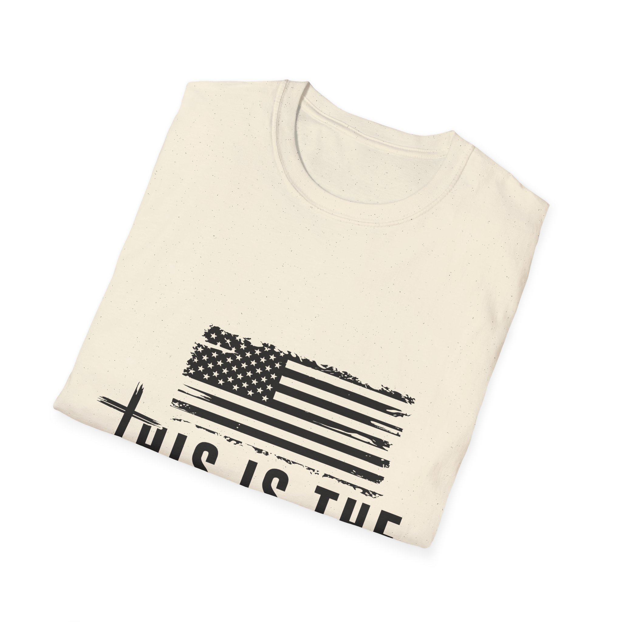 "This Is The Turning Point" Distressed American Flag Tee - Image 10