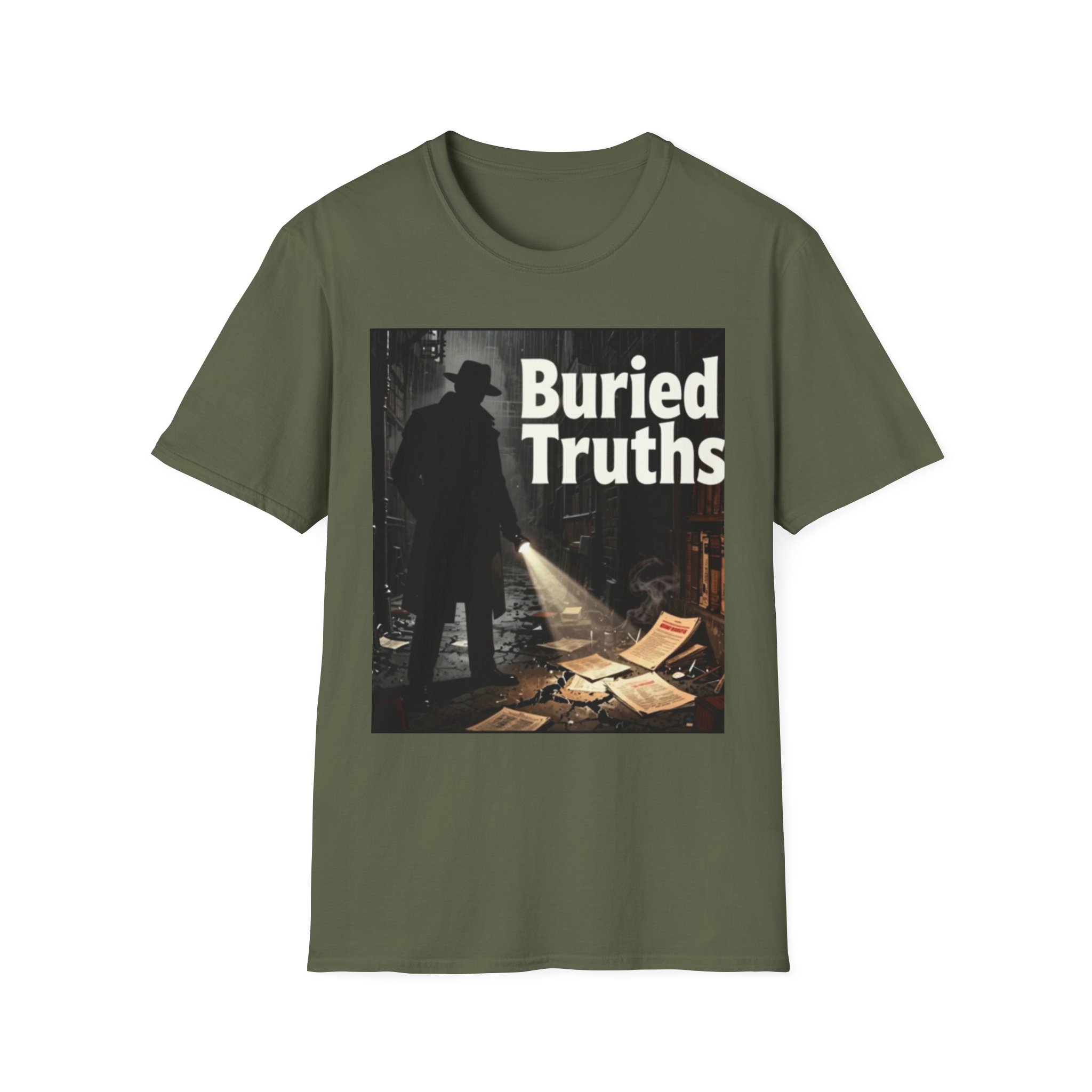 Buried Truths Podcast T-Shirt — The Truth in the Darkness Network (Phillip Roberts) - Image 21