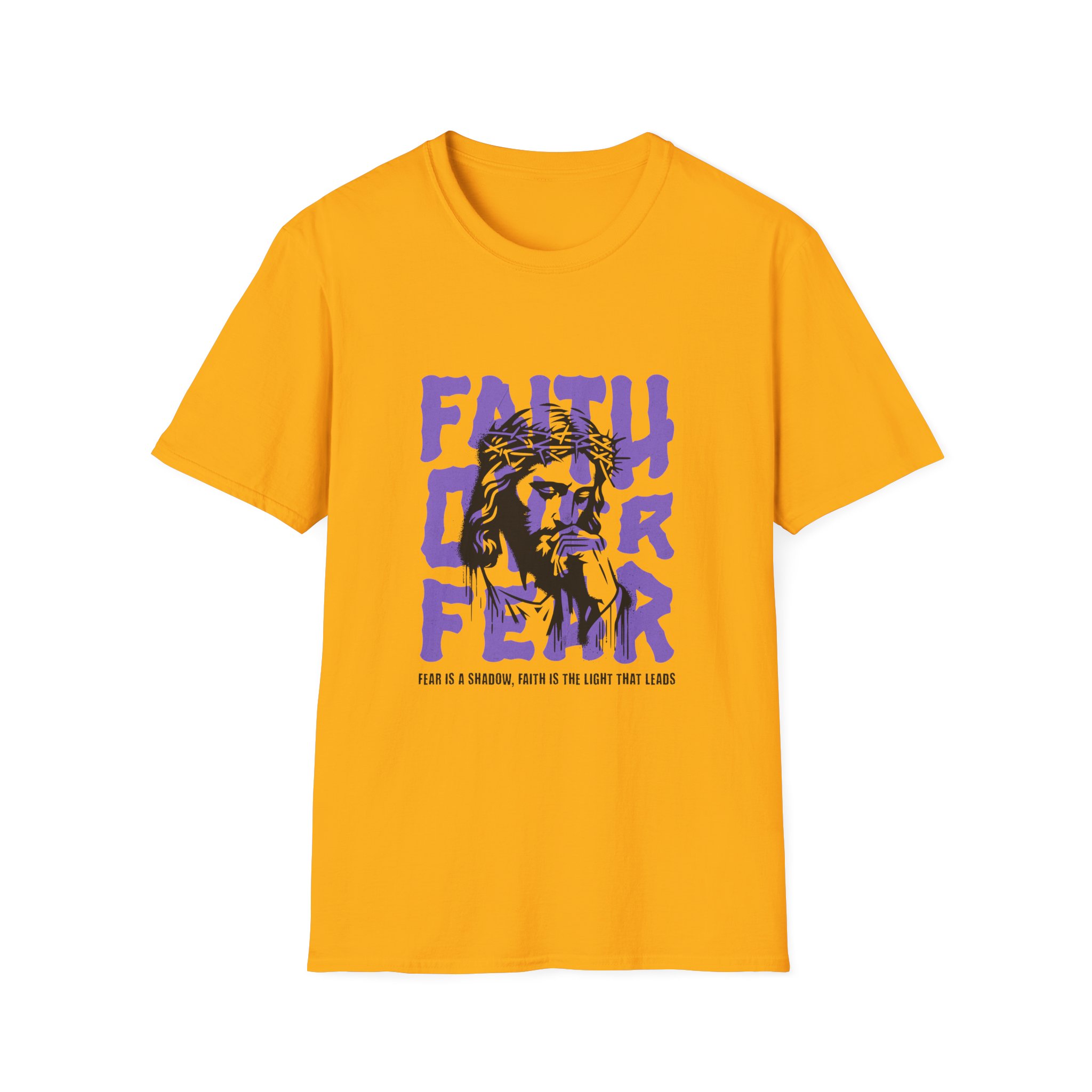 Faith Over Fear T-Shirt — Christian Jesus Graphic Tee (Faith Over Fear)
