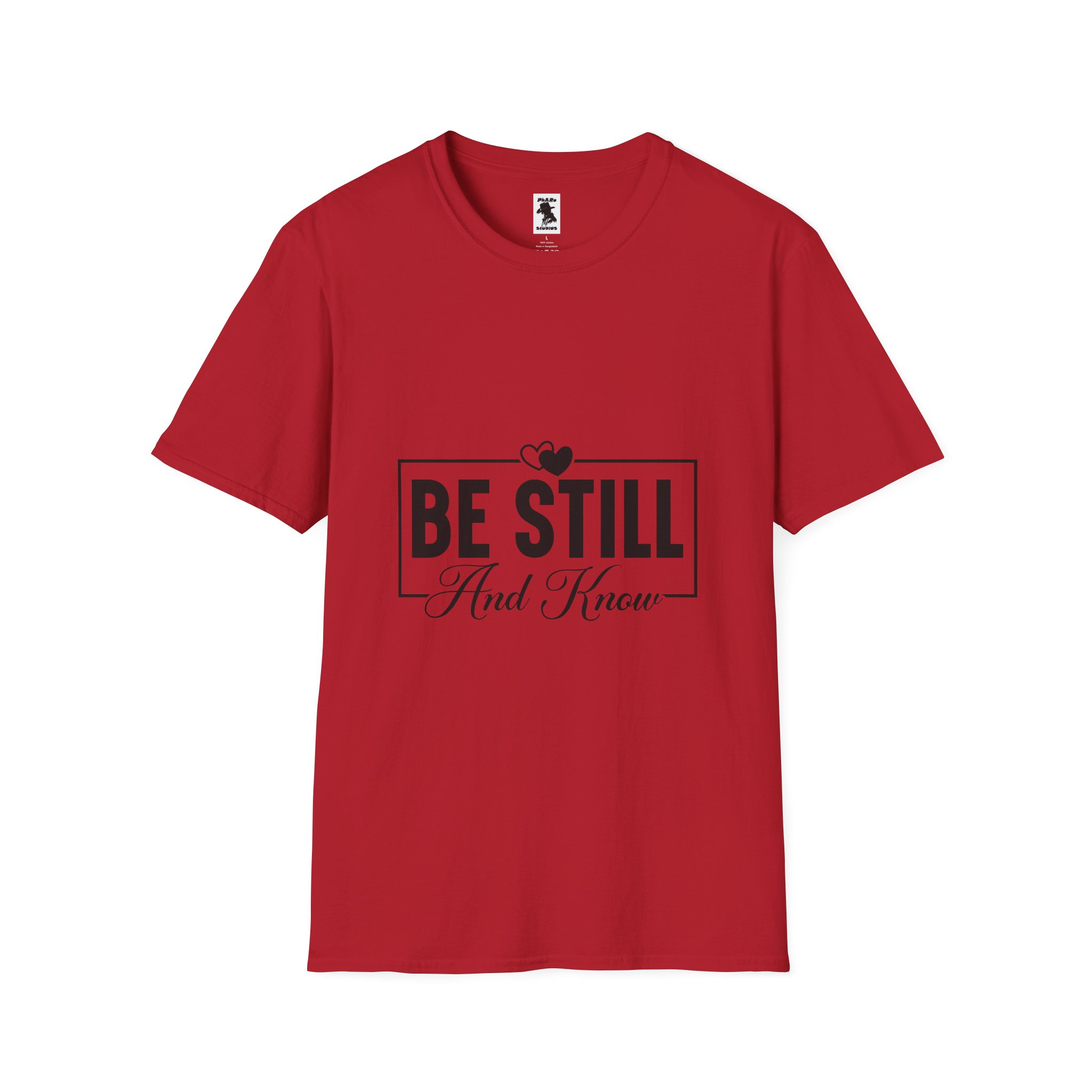 Be Still And Know Unisex Softstyle T-Shirt – Inspirational Everyday Wear - Image 37