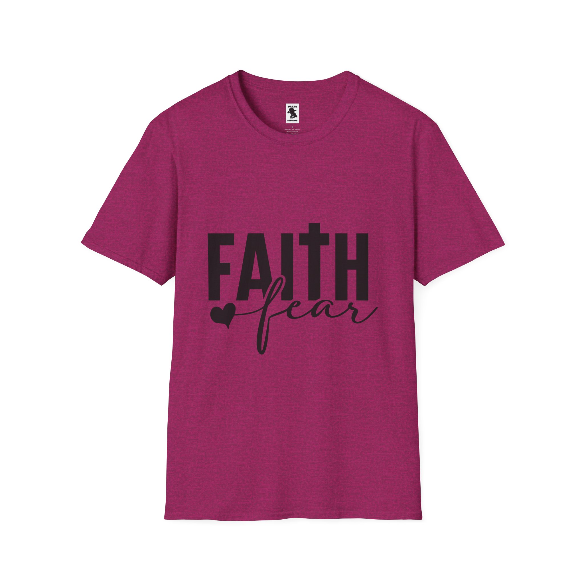Faith Over Fear Unisex Softstyle T-Shirt - Image 17