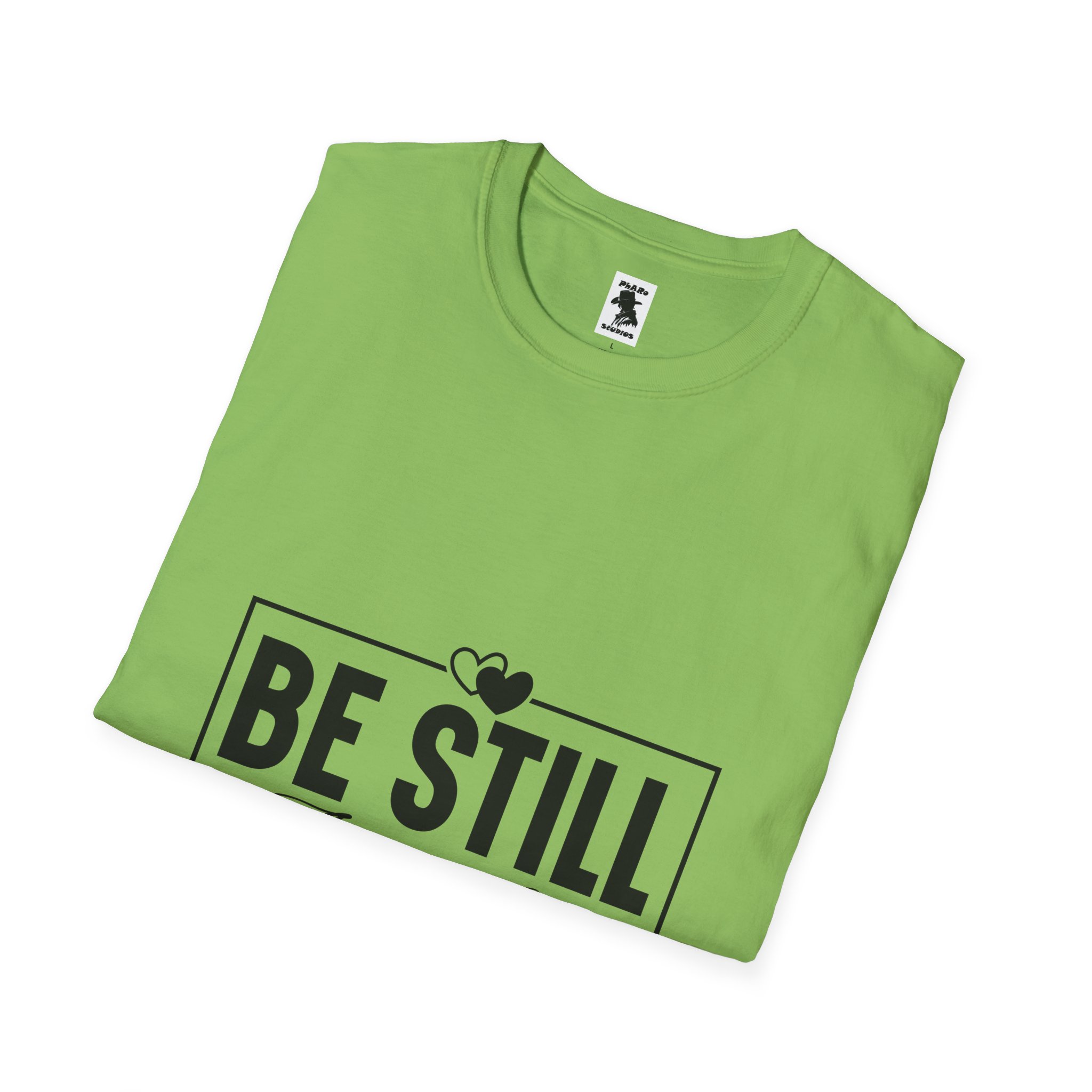 Be Still And Know Unisex Softstyle T-Shirt – Inspirational Everyday Wear - Image 16