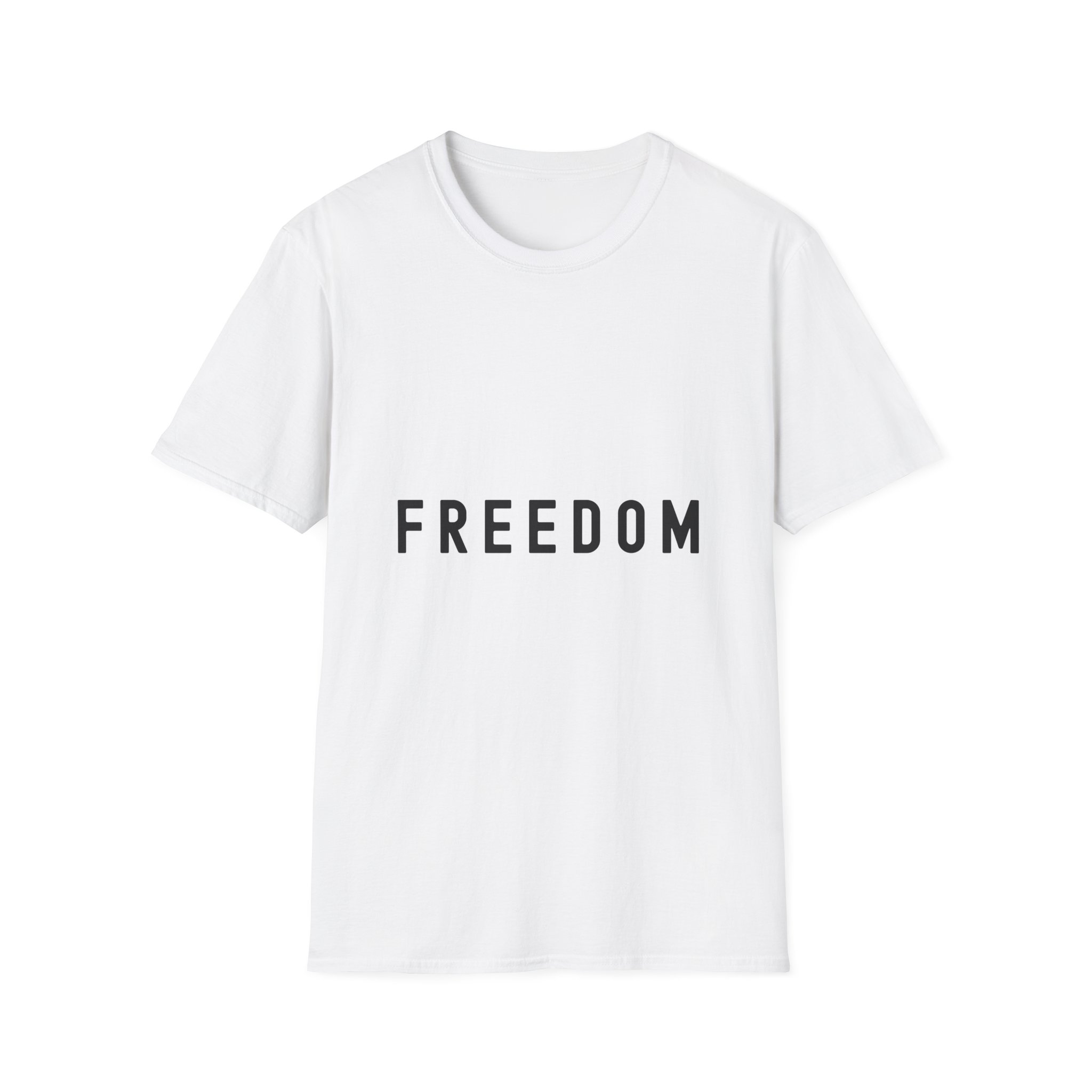 Freedom Graphic T‑Shirt — Minimalist Text Tee - Image 3