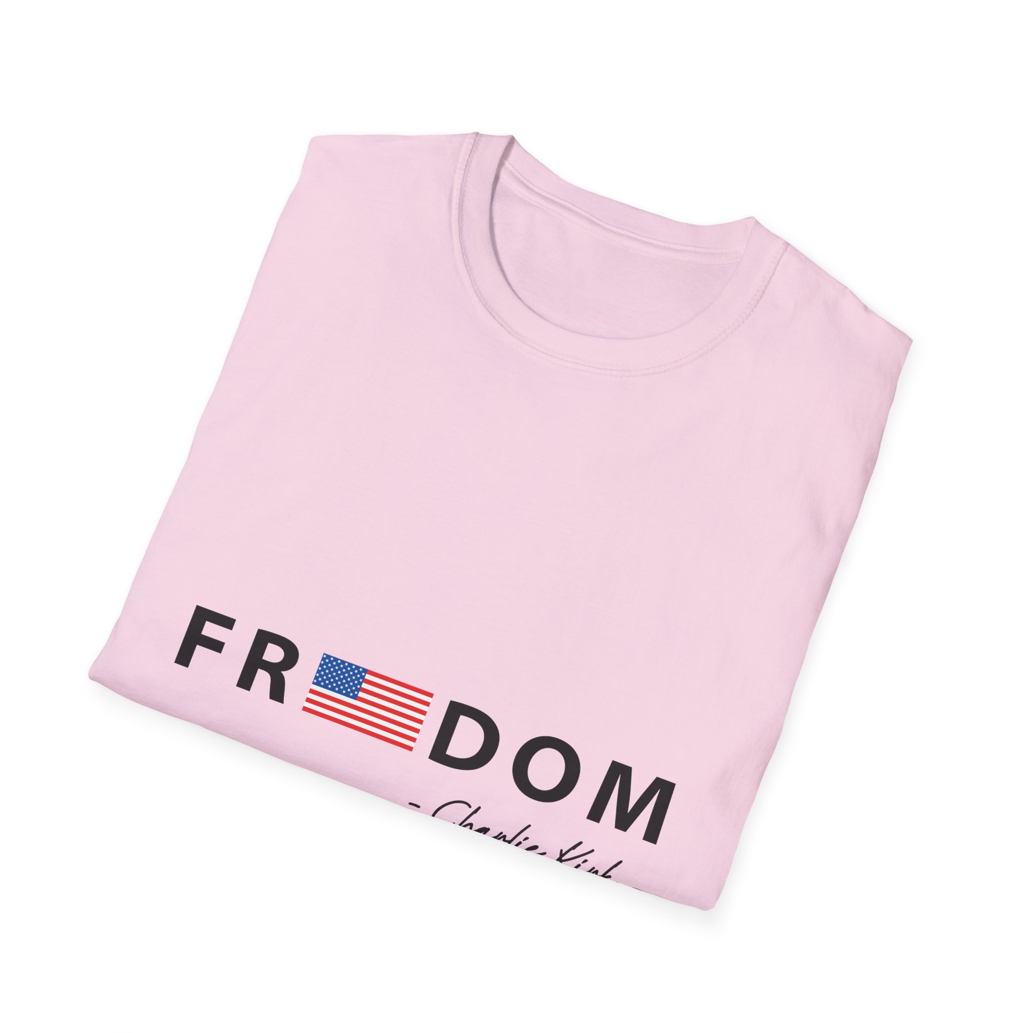 Freedom T-Shirt — "Freedom" with American Flag Graphic - Image 14