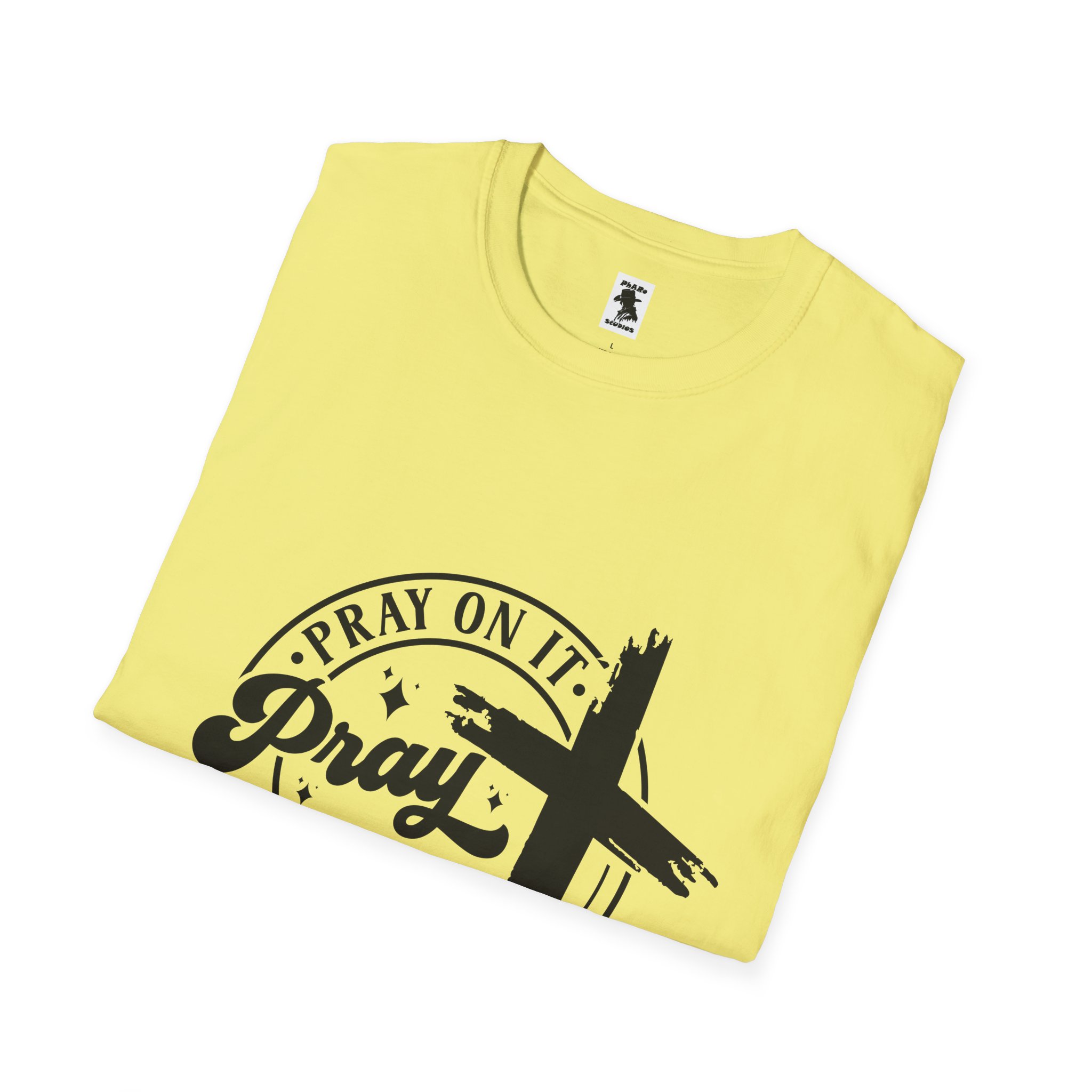 Inspirational Unisex Softstyle T-Shirt - "Pray On It, Pray Through It" - Image 12