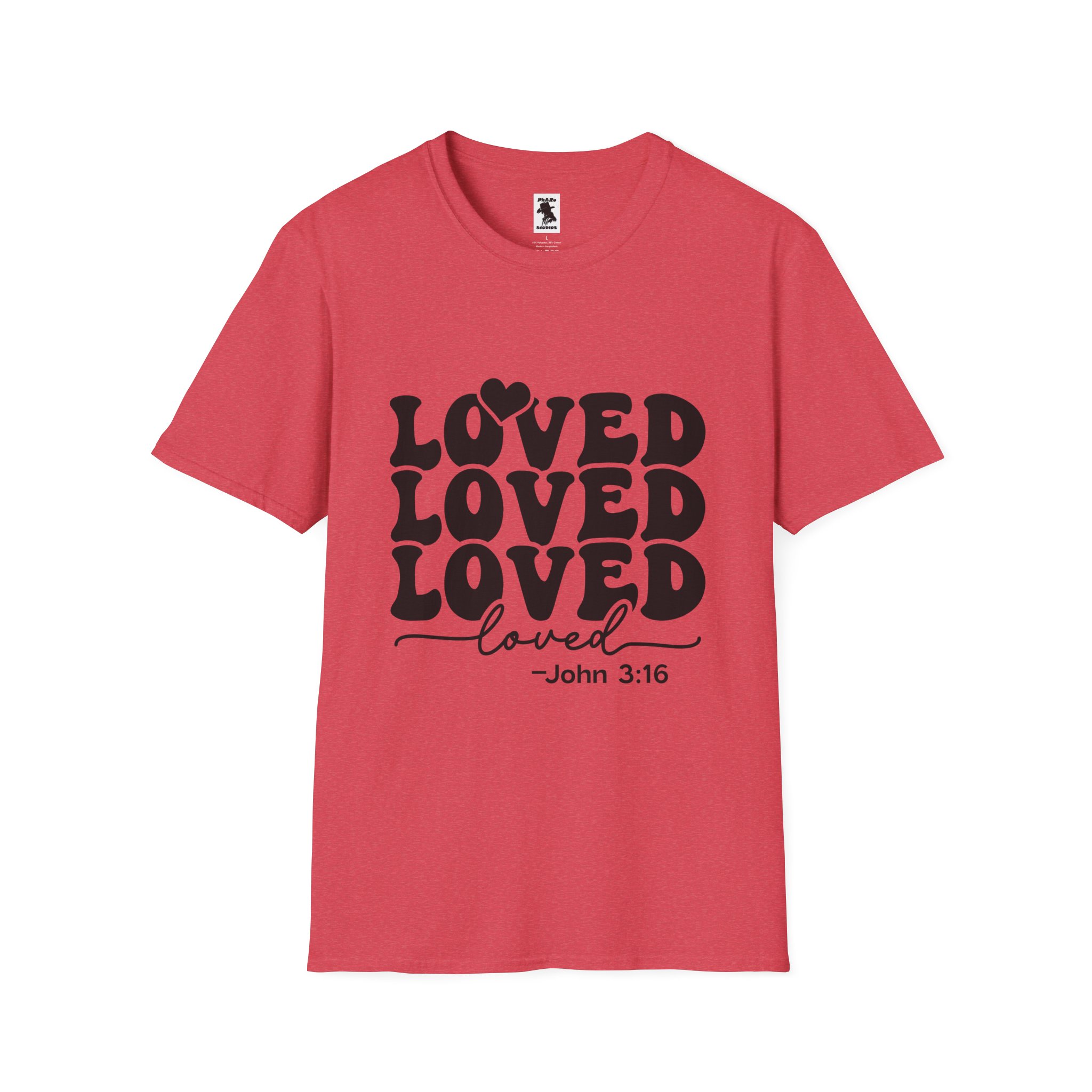 Loved Unisex Softstyle T-Shirt - Inspirational Faith Apparel - Perfect for Gifts and Celebrations - Image 49