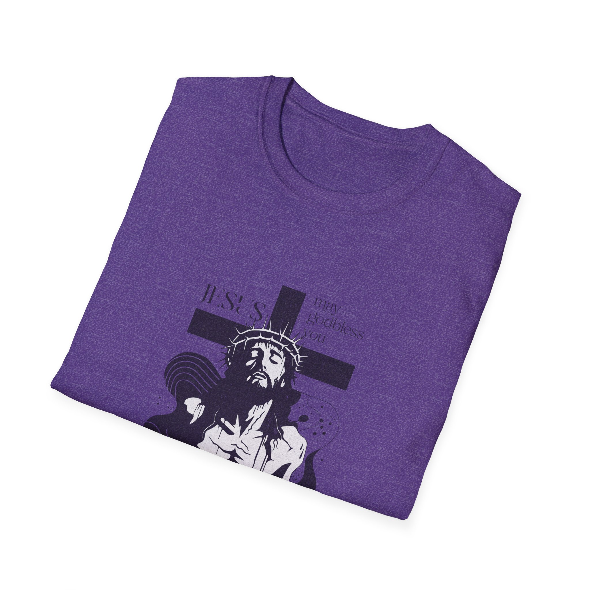 Stylized Jesus Cross Illustration (Religious Christian Tee) - Image 16