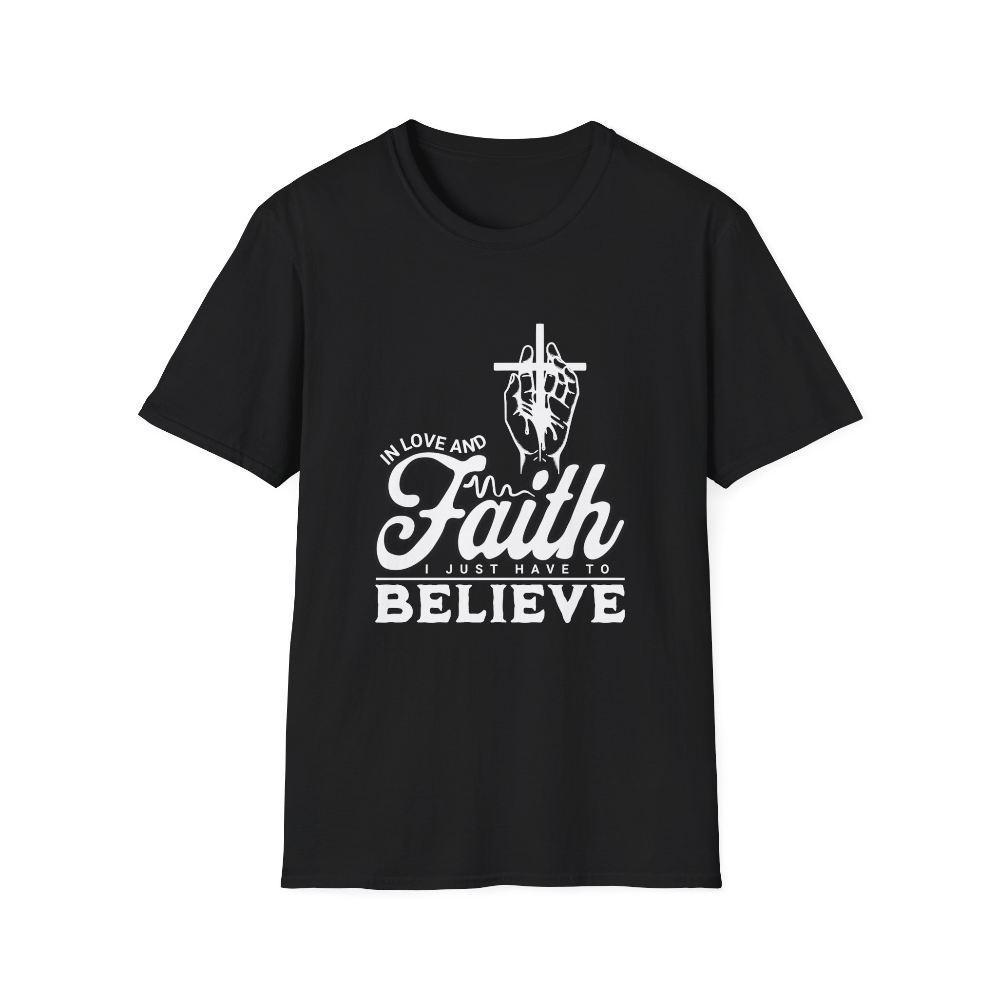 Faith Believe Unisex Softstyle T-Shirt - Image 3