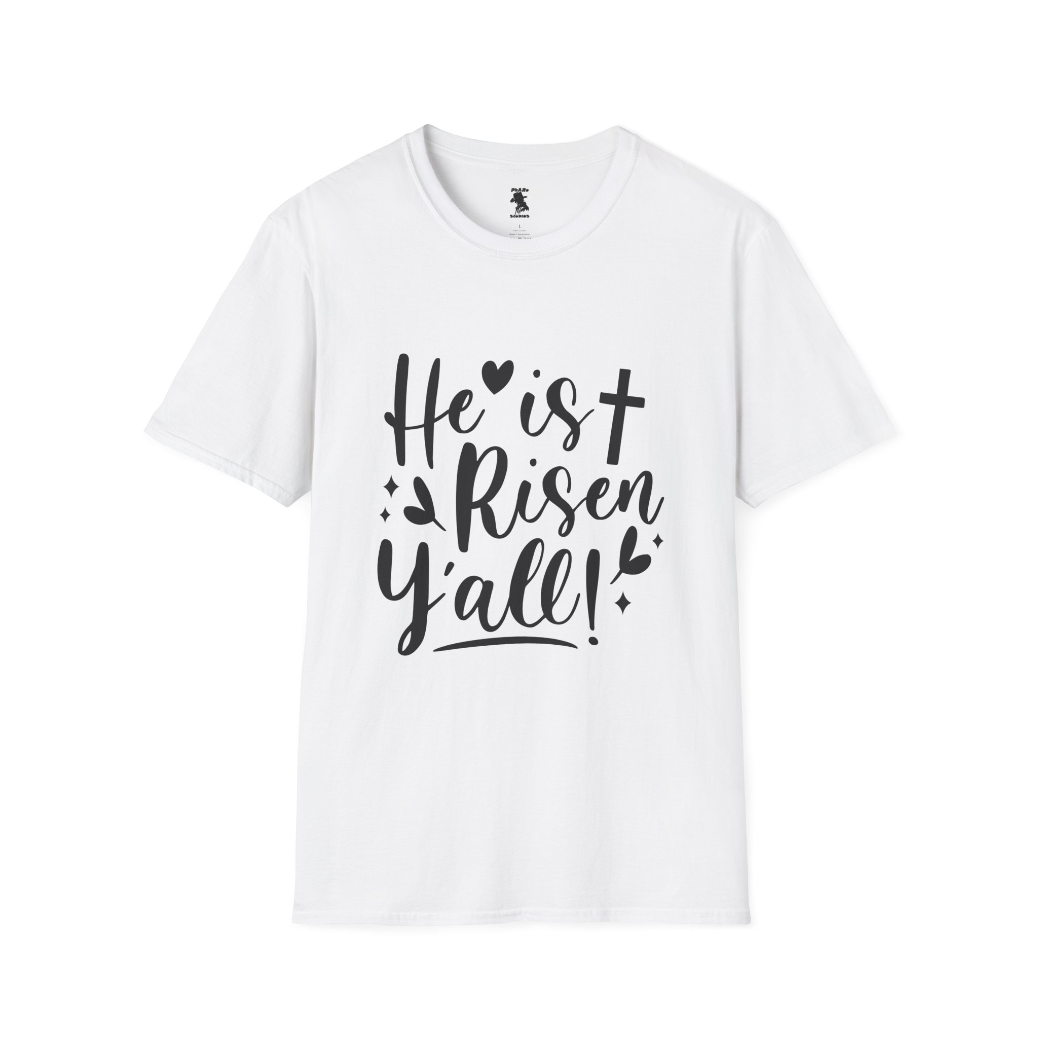 He is Risen Y'all - Unisex Softstyle T-Shirt - Image 5