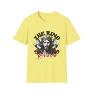 Jesus The King T-Shirt — Crowned Christ Graphic Tee