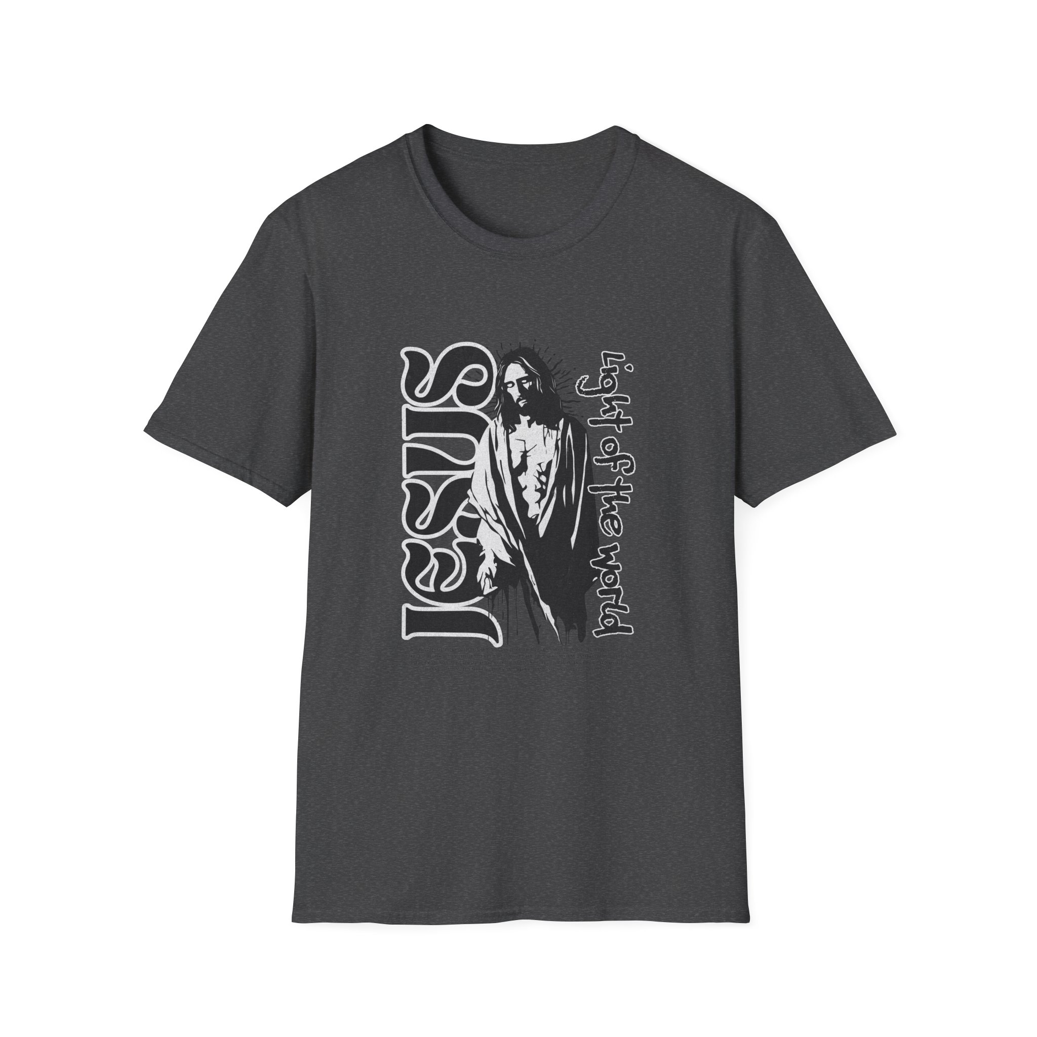 Jesus "Light of the World" Graphic T-Shirt - Image 15