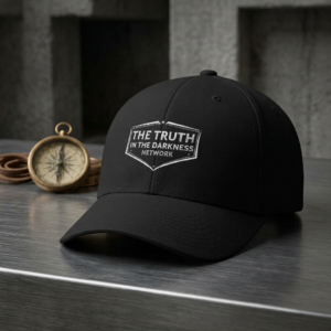 Embroidered 'The Truth in the Darkness' Structured Cap